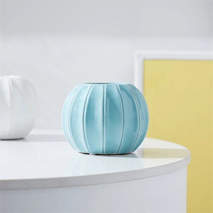 ceramic pumpkin planter 4