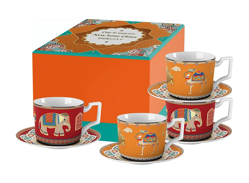 european porcelain tea cup saucer----